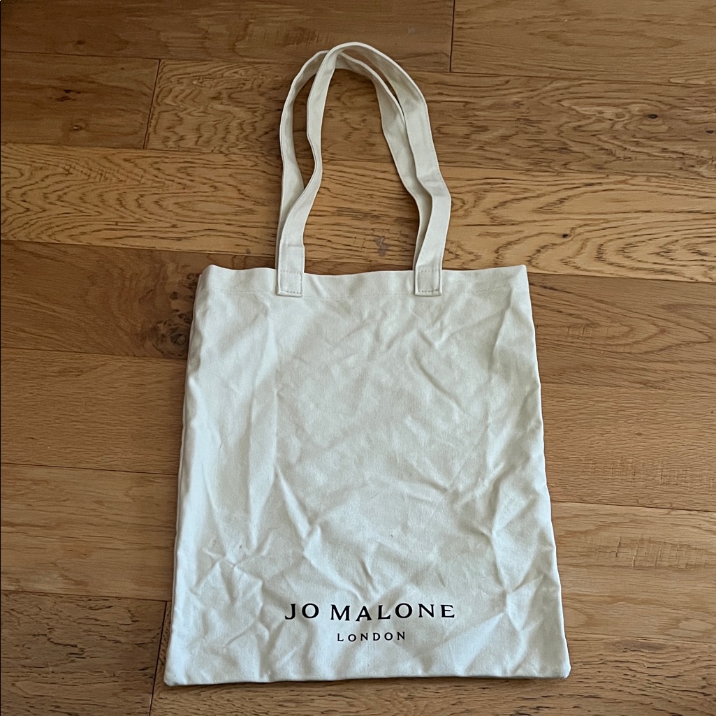 New  Jo Malone Cream Canvas Tote Gwp